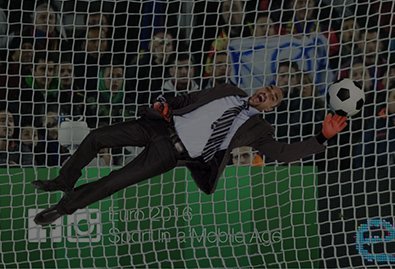 FACEBOOK Goalkeeper Stand for Event